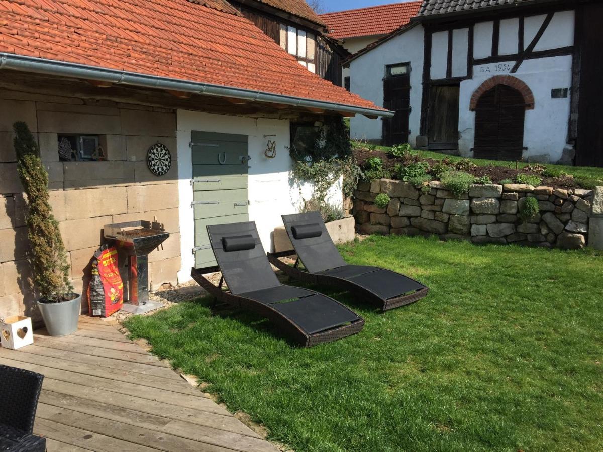 Ferienhaus Hassgautor Aidhausen Dış mekan fotoğraf