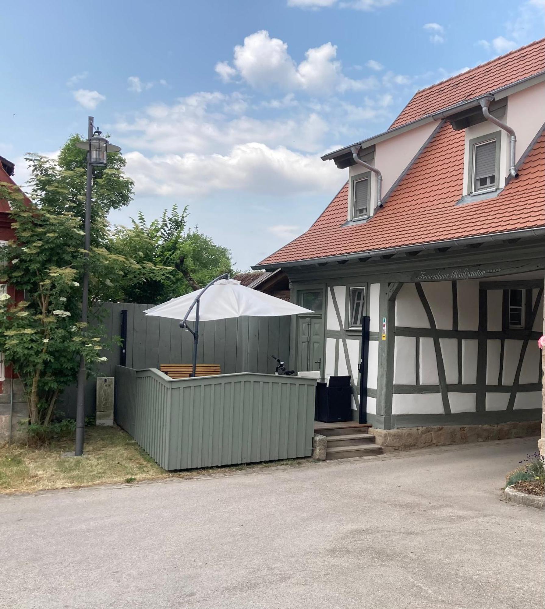 Ferienhaus Hassgautor Aidhausen Dış mekan fotoğraf